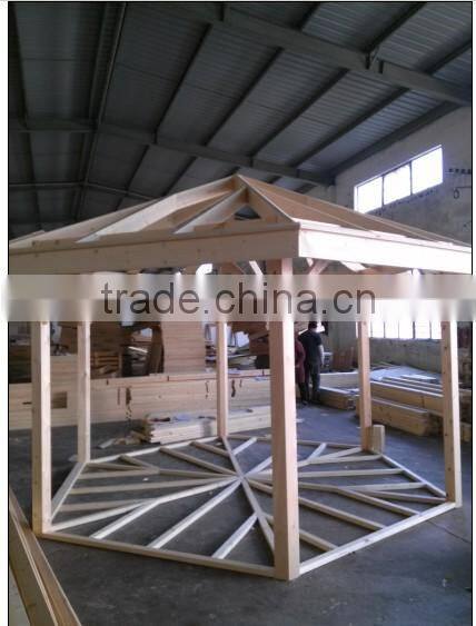 2015 Best Quality Wooden Gazebo STK061 for Sale