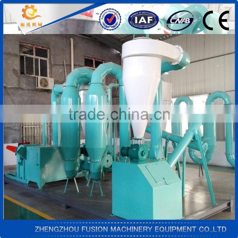 High efficiency pellet machine for wood