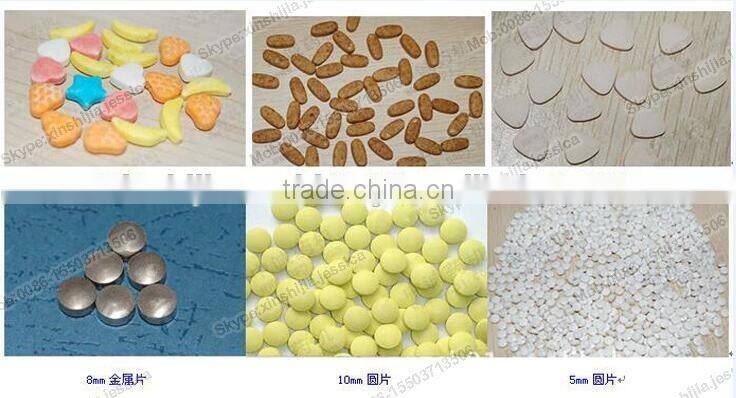 Customized dies with 1 set of die freely single punch tablet press tdp 1.5