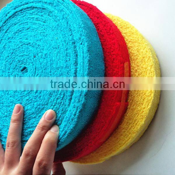 2015 New assorted straps badminton Cotton Hand Towel Grip