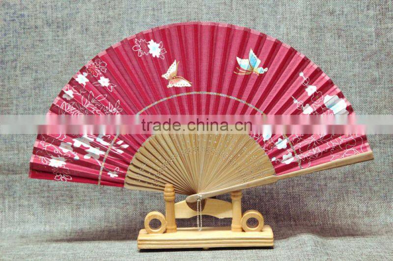 High quality hand fan bamboo fan customized
