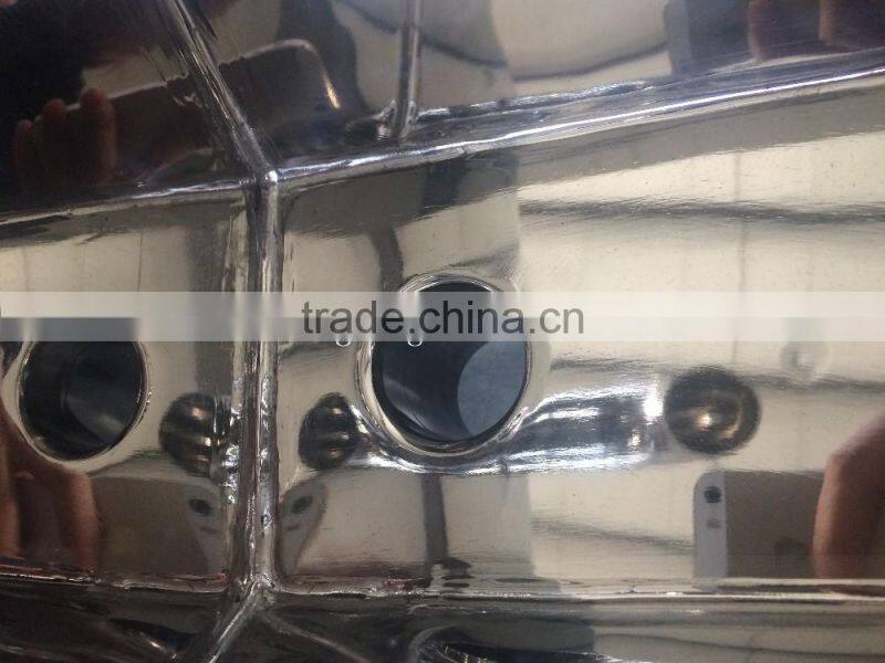 Stainless steel mini mixing square tank for cosmetics or chemical container