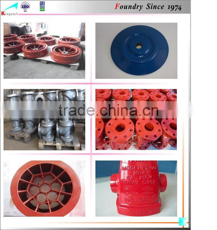 OEM supplier casting spare parts cast iron drain pipe fittings