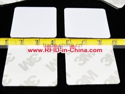 Professional Factory RFID Chip 13.56MHz RFID Metal Tag with 3M Glue and Screw Hole