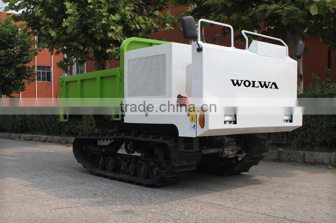 2 ton crawler walking mini dumper truck with good price