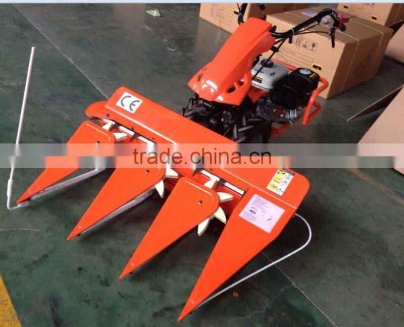 gear driven mini rice harvesting machine