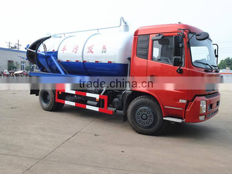 Dongfeng Kingrun left hand drive 4x4 8000l sewer vacuum trucks