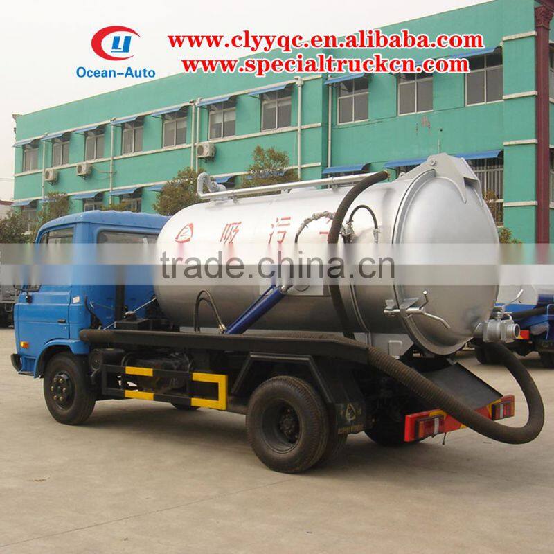 6000L DFAC 4x2 waster water suction truck golden supplier in China