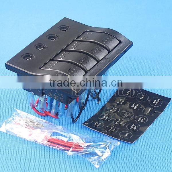 Waterproof Marine Rocker Switch Panel