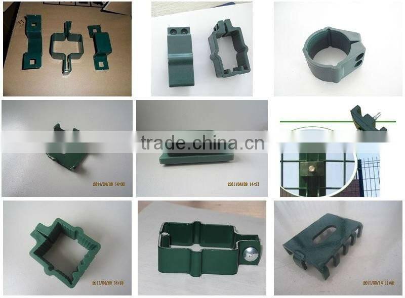 ornamental beautiful many color double wire mesh for fence/twin wire mesh