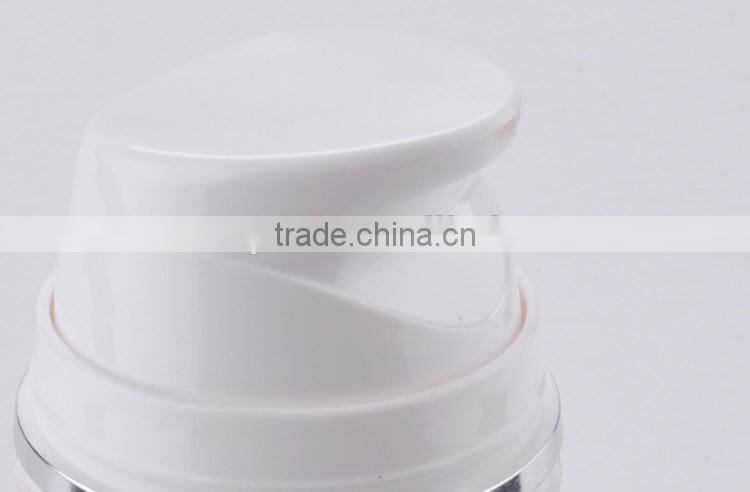 All White Empty Plastic Airless Bottle