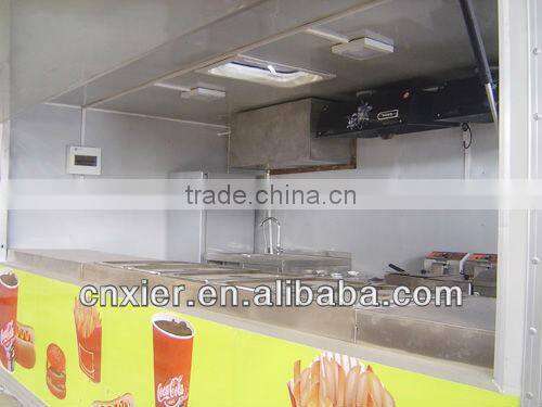 Food trailer,Box trailer,catering trailer,wing opening trailer,Mobile catering Dining Trailers/Dining car trailer/semi-trailer/