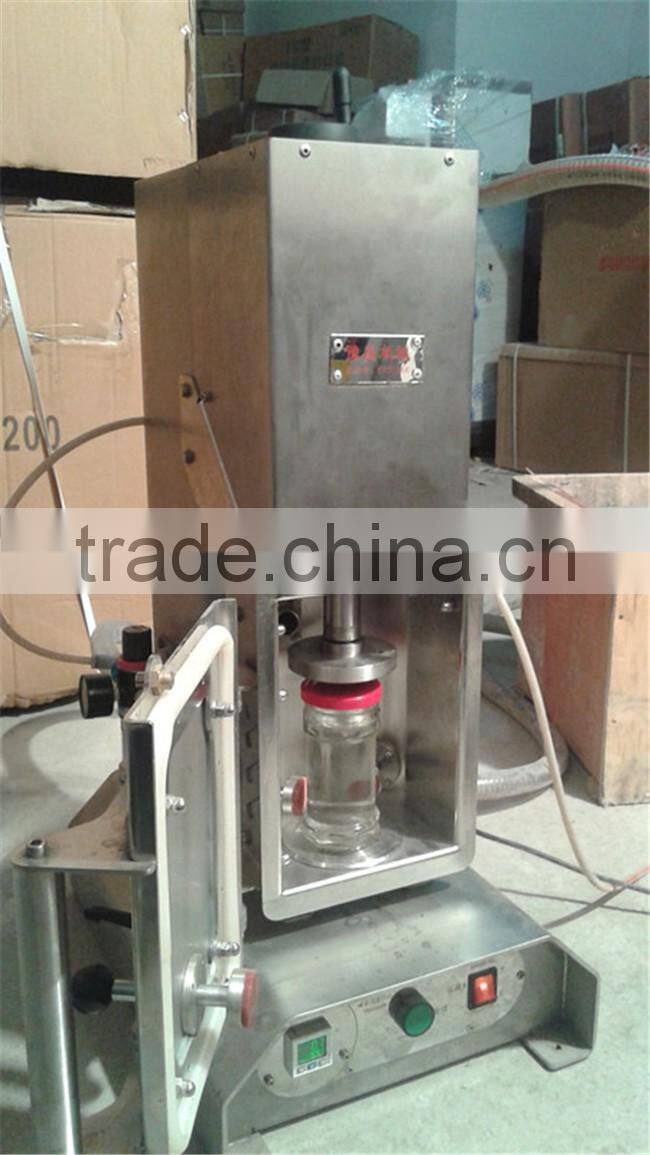 High speed glass jar/tin can vacuum sealer capping machine for sale