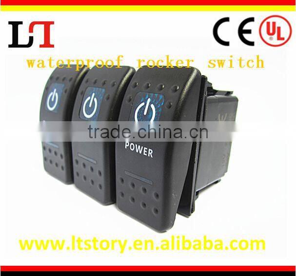 Car LED light waterproof rocker switch