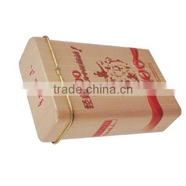 rectangular cigarette tin