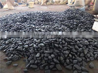 stone pebble;black pebble stone;garden pebble stone decoration