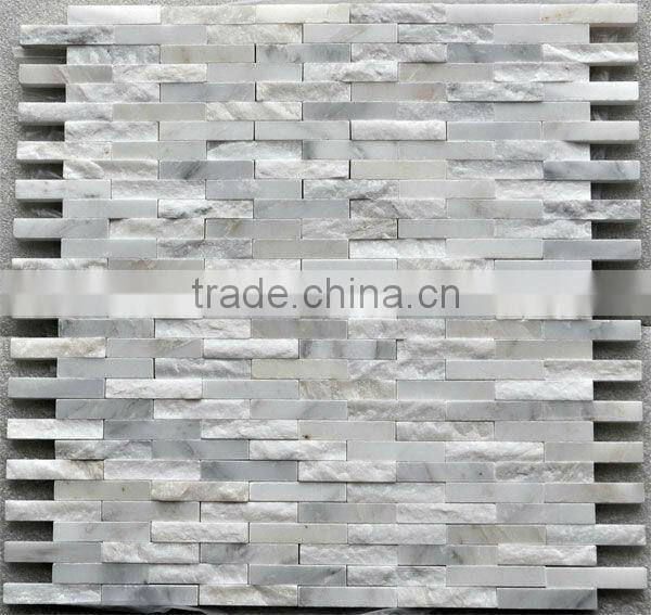 Carara White Marble Mosaic