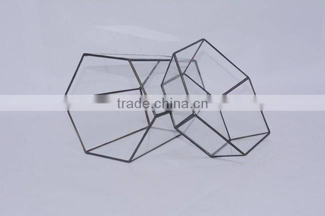 Micro Landscape Geometric Air Plant Succulent Glass Container Vase Pot Terrarium