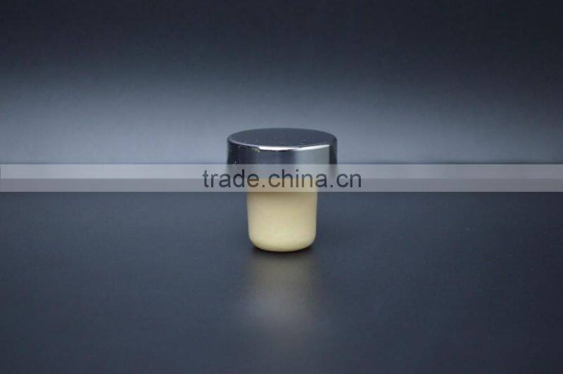 aluminum cap with synthestic cork for glass bottle T-shape cork