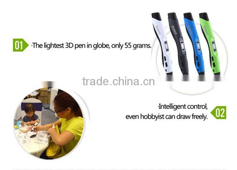 High quality 3D Printing Pen With Free Filament 3D pen with CE ROHS FCC DIY 3d printer pen