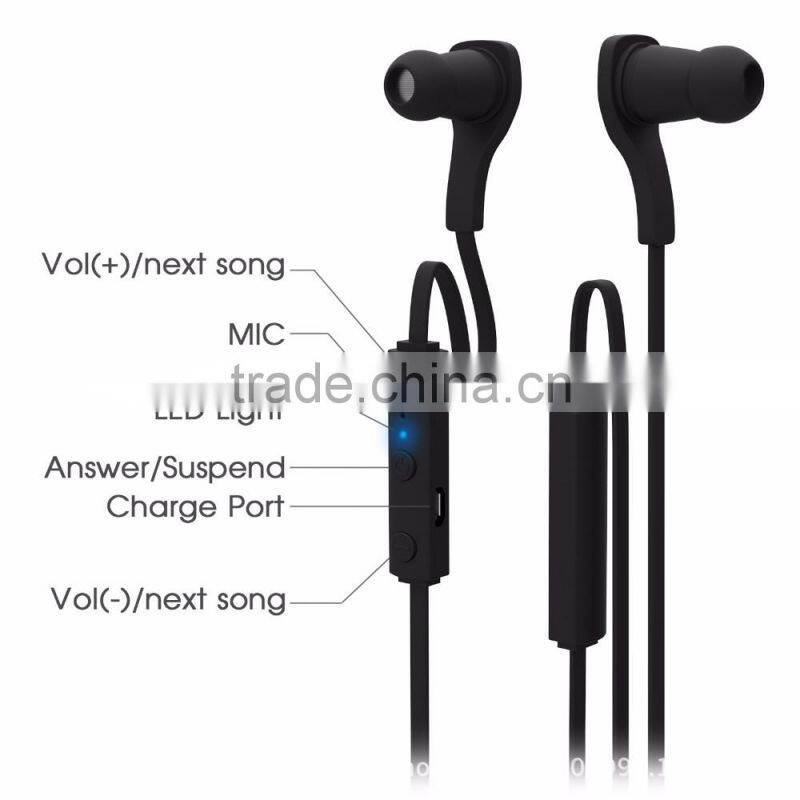 Mini Wireless Bluetooth Stereo In-ear Earphone With 4.0+EDR Version Control By Voice For Sport Use