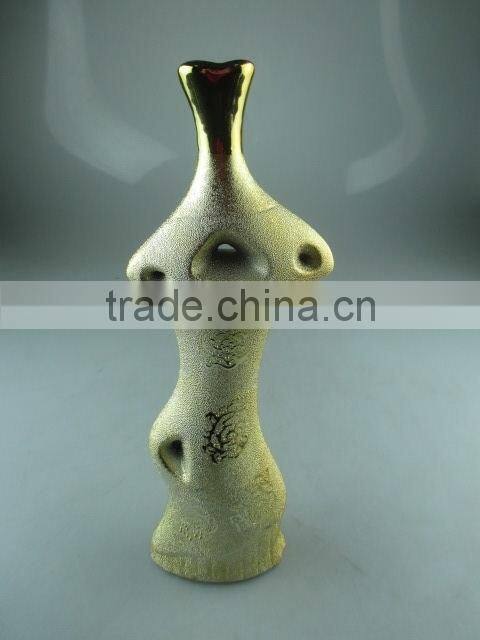 Heart shape white ceramic vases for flower/decorate use in stock