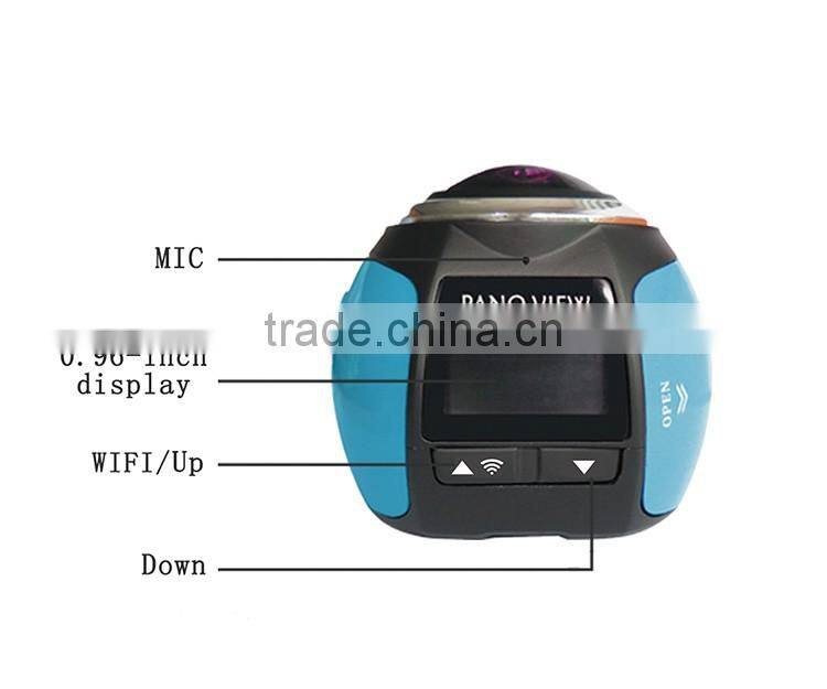 Newest Products 2016 360 degree hd sport video Wifi Action camera digital camera