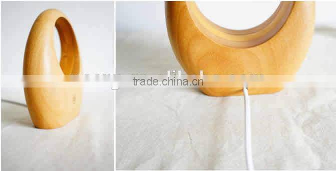 Elegant Intelligent Wood Table Lamp with-in Lithium Battery Gesture sensor control