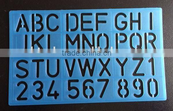 Eco-friendly plastic colorful kids educational upper case letter beads