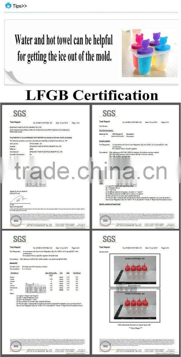 Lovely animal pattern ice mold kitchen ice mold Plastic ice mold