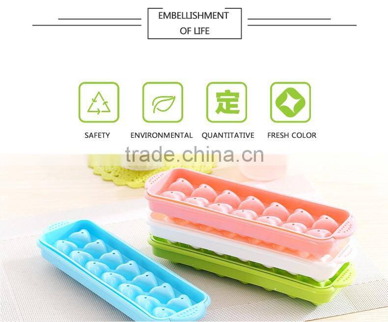 SGS Plastic ice cream mold and ice heart ball maker mold for wine or juice