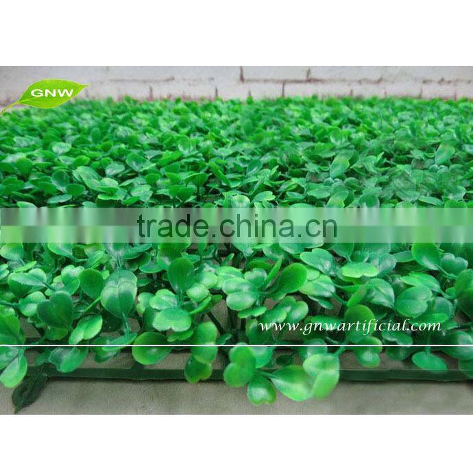BOX028-1 GNW Boxwood artifical grass as decorative garden fence decoration for wooden garden house