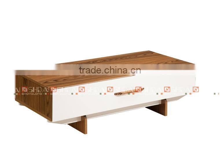 Simple teak wood rectangular center table TA-110