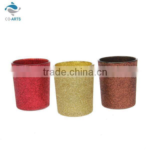 Professional scrub cup shaped glass crystal home craft