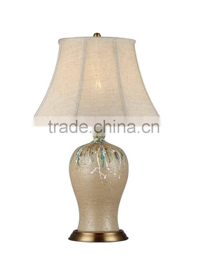 BISINI Luxury Antique Firework Pattern Ceramic Lamp