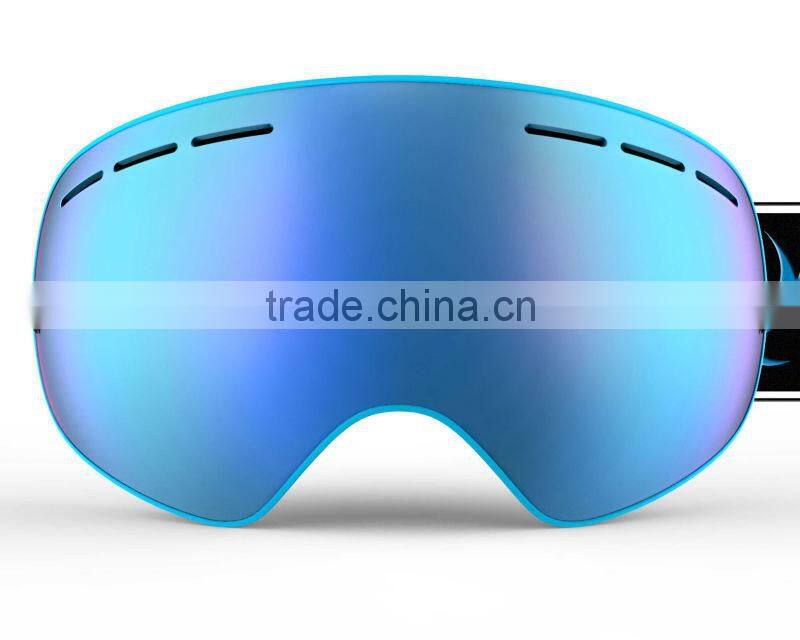 TPU frame and smoke REVO red lens ski goggle, snow goggles, snowboard goggles