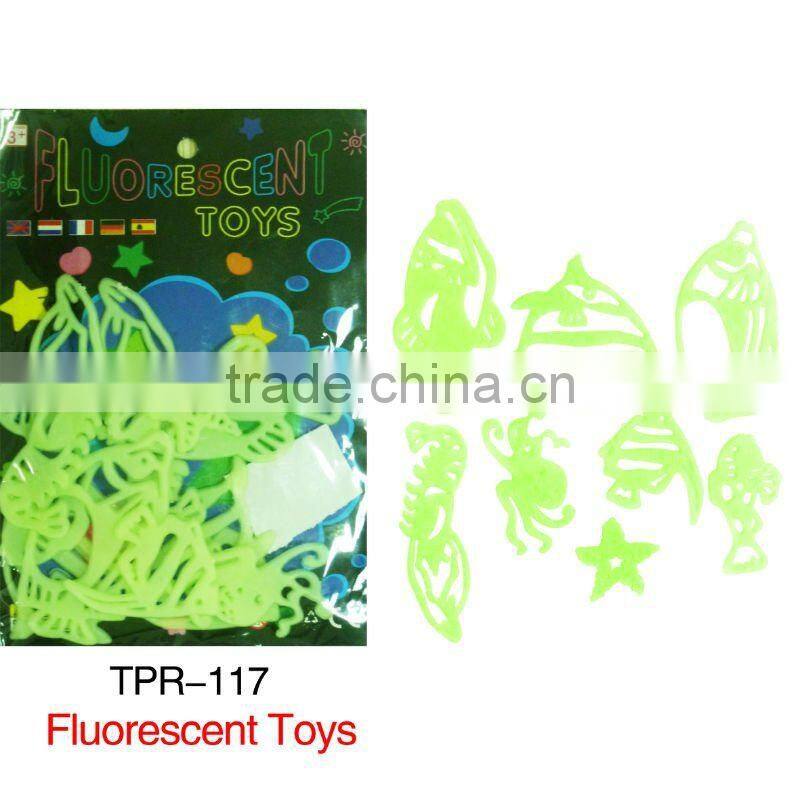 SELL Fish SHAPE Glow in dark toys