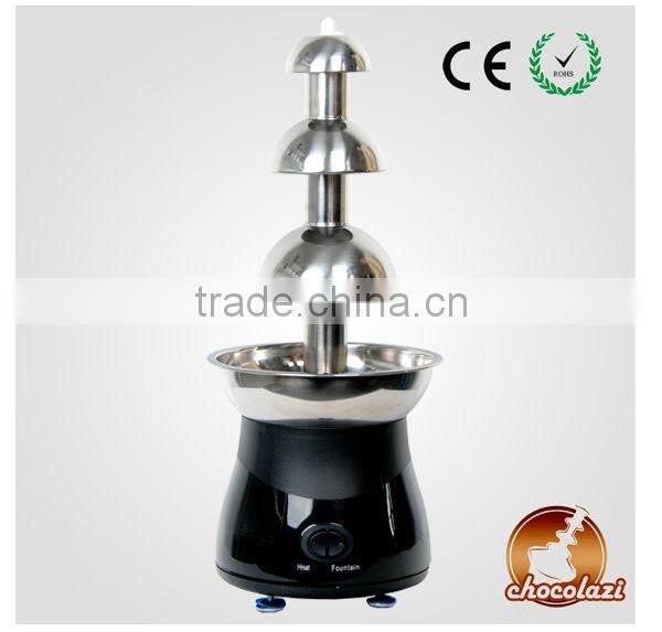 CHOCOLAZI ANT-8050 Auger 3 tiers stainless steel Home wireless chocolate fountain