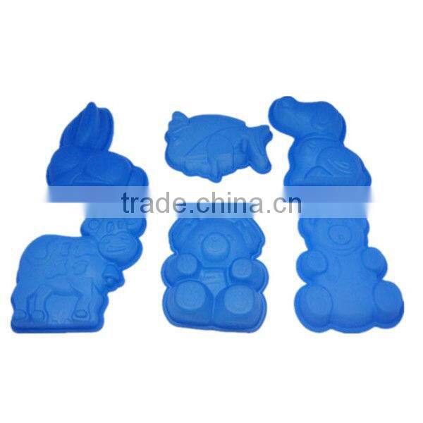 SS0012/ silicon animal cake molds