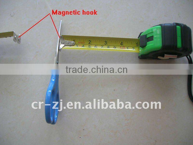 2011 HOT SALE 5m/25mm & 3stops&With magnetic hook&Rubber cover tape measure/measuring tape CRXH-01