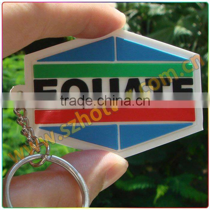 death 3d soft pvc key ring