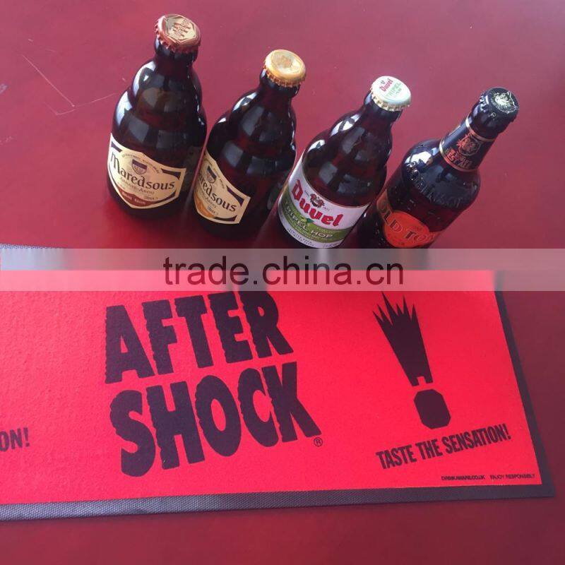 anti-slip bar runner non-woven rubber bar mat