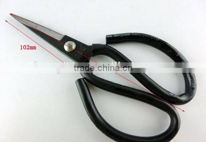 Best selling practical rubber handle household scissor 185mm for sale