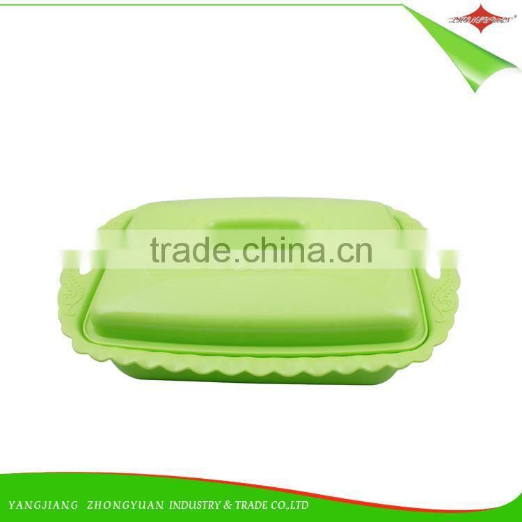 ZY-F3001 practical big size PP fruit bowl vegetable bowl with PP cover