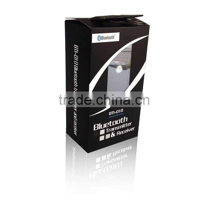 2 in 1 3.5mm jack Stereo HiFi Wireless Bluetooth 3.0 built in Audio Transmitter and receiver