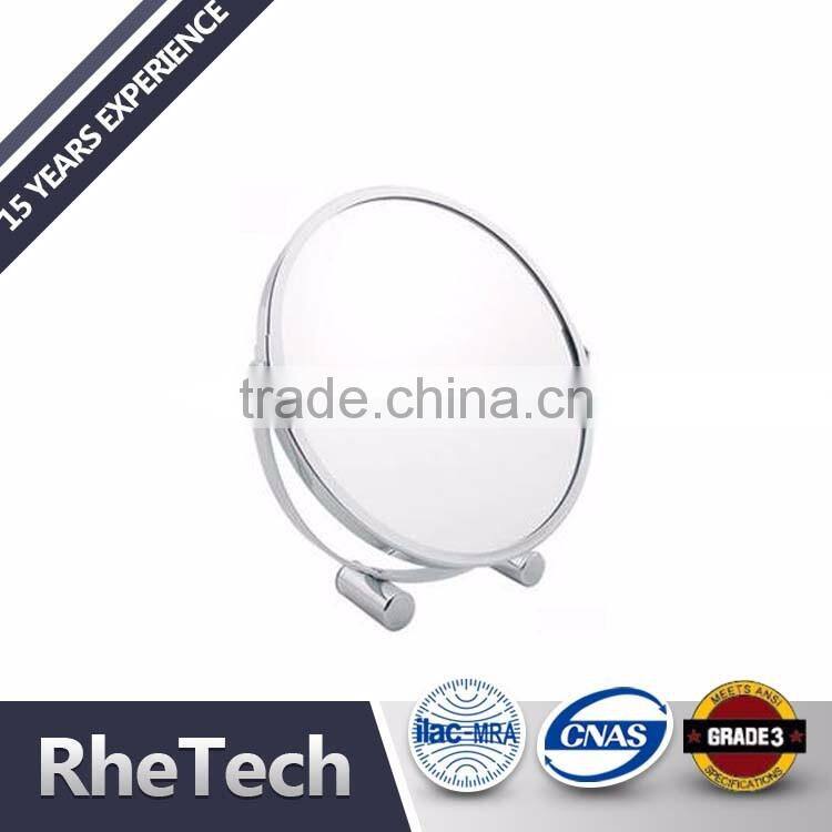 Custom Metal Round Double Sides 3X Magnification Desktop Makeup Mirror