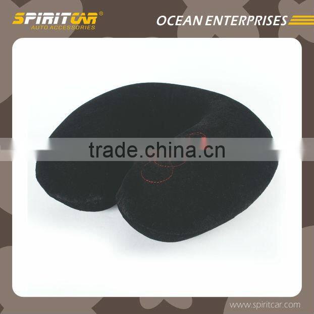 New Model Velvet Case Half Micro Particles Half Memory Foam Chinese Neck Pillow