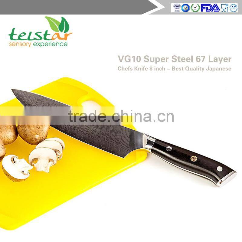 Chefs Knife 8 inch - Best Quality Japanese VG10 Super Steel 67 Layer High Carbon Stainless Steel-Razor Sharp