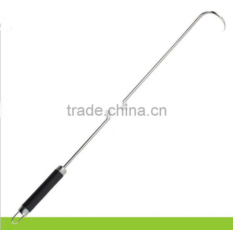 Food grade BBQ steak skewer/stick/pick/bbq rotating needle