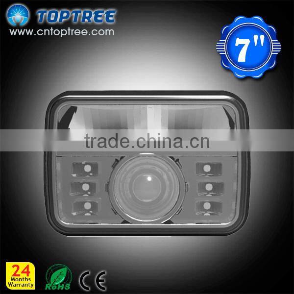 7inch ECE R112 landrover defender led headlamp 5x7 led headlight